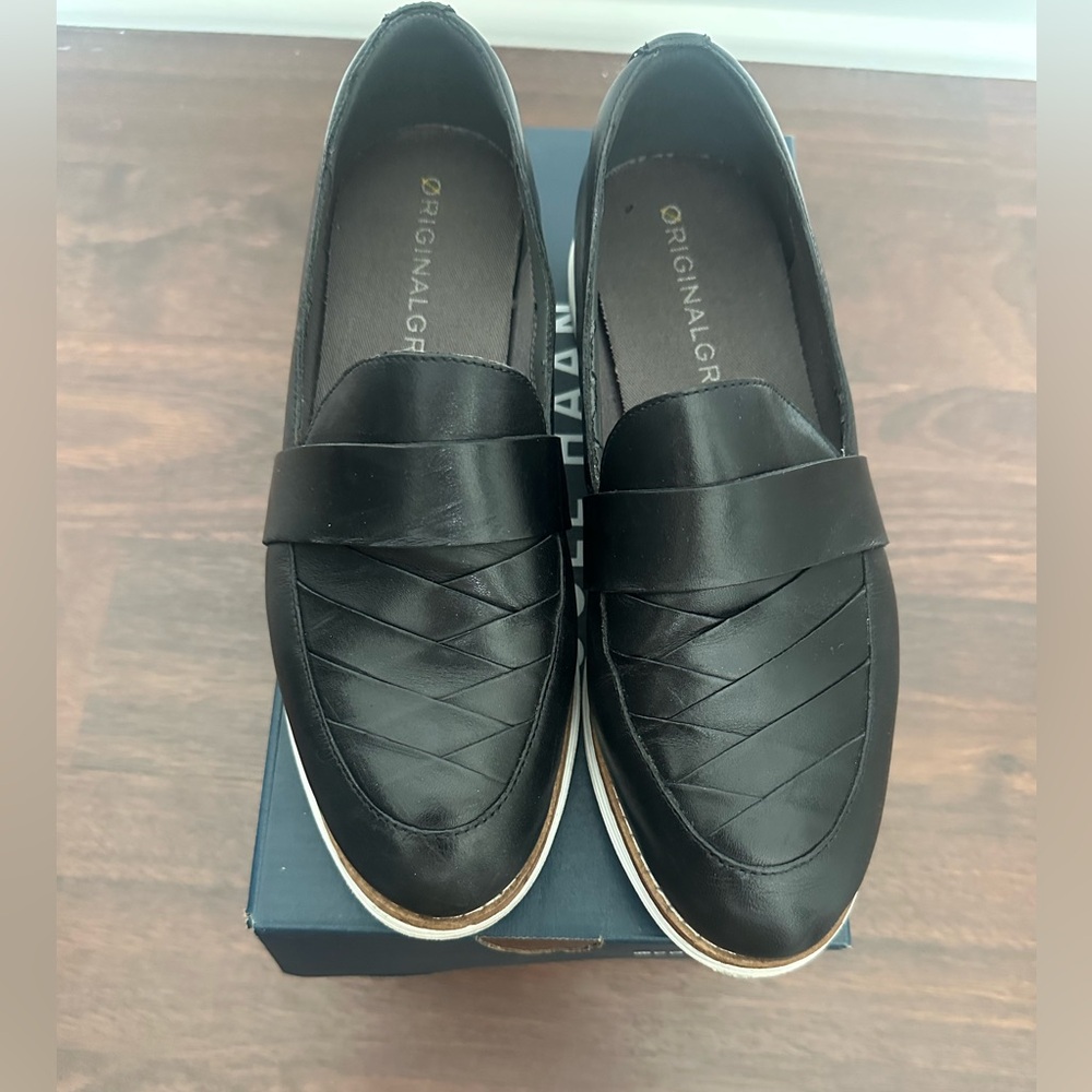 Cole Haan ØriginalGrand loafers Black leather 6.5